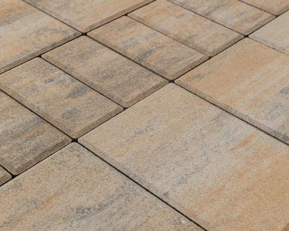тротуарная плитка мозайка, color mix "песчаник", h=60 мм